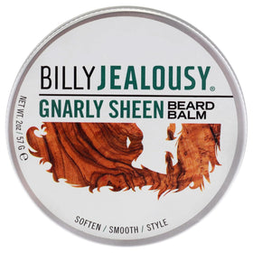 Billy Jealousy Gnarly Sheen beard balm tin for grooming and styling