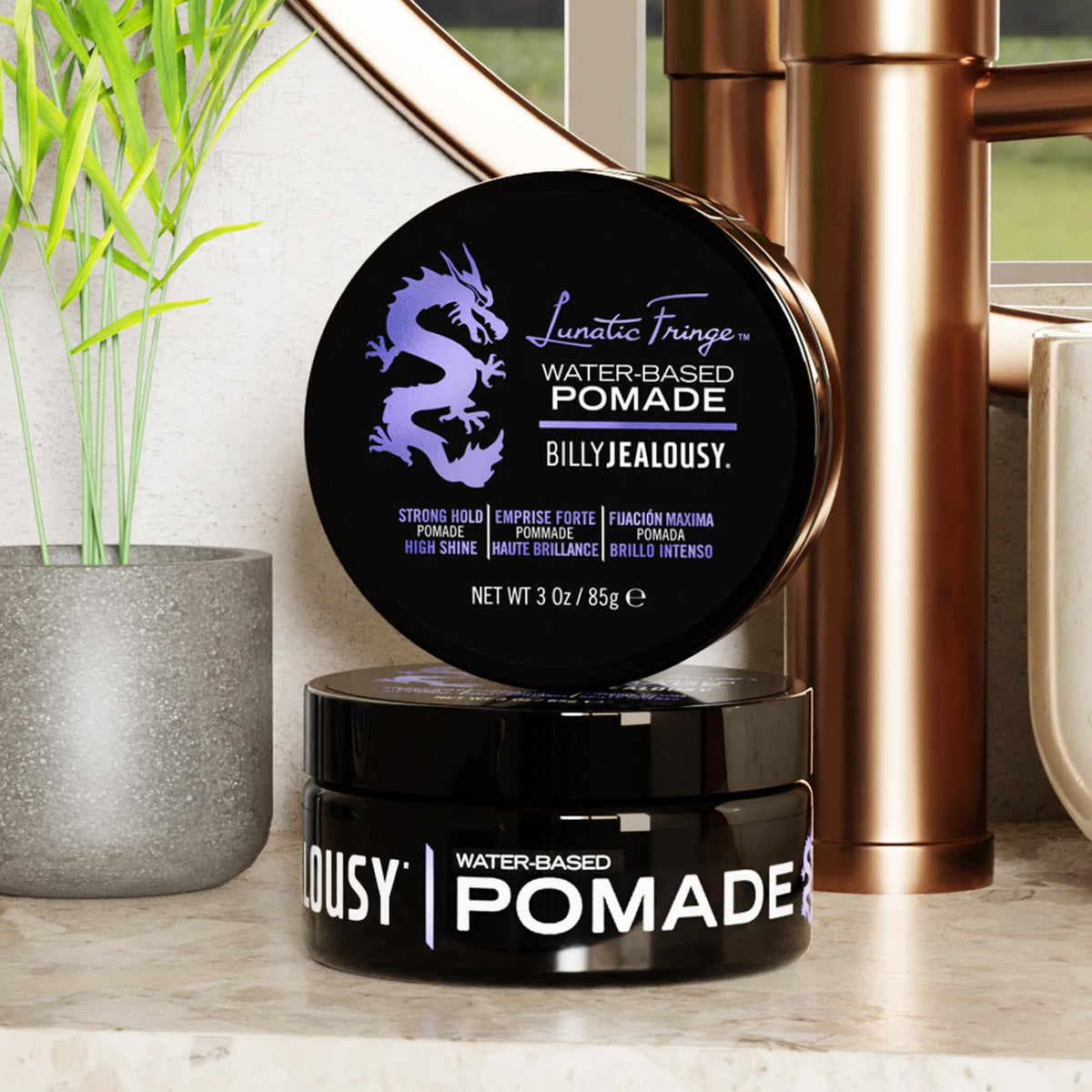 Billy Jealousy Lunatic Fringe color-treated hair safe with sulfate-free formula.