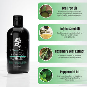 Foamy lather from Billy Jealousy Monsoon Mist Tea Tree Shampoo