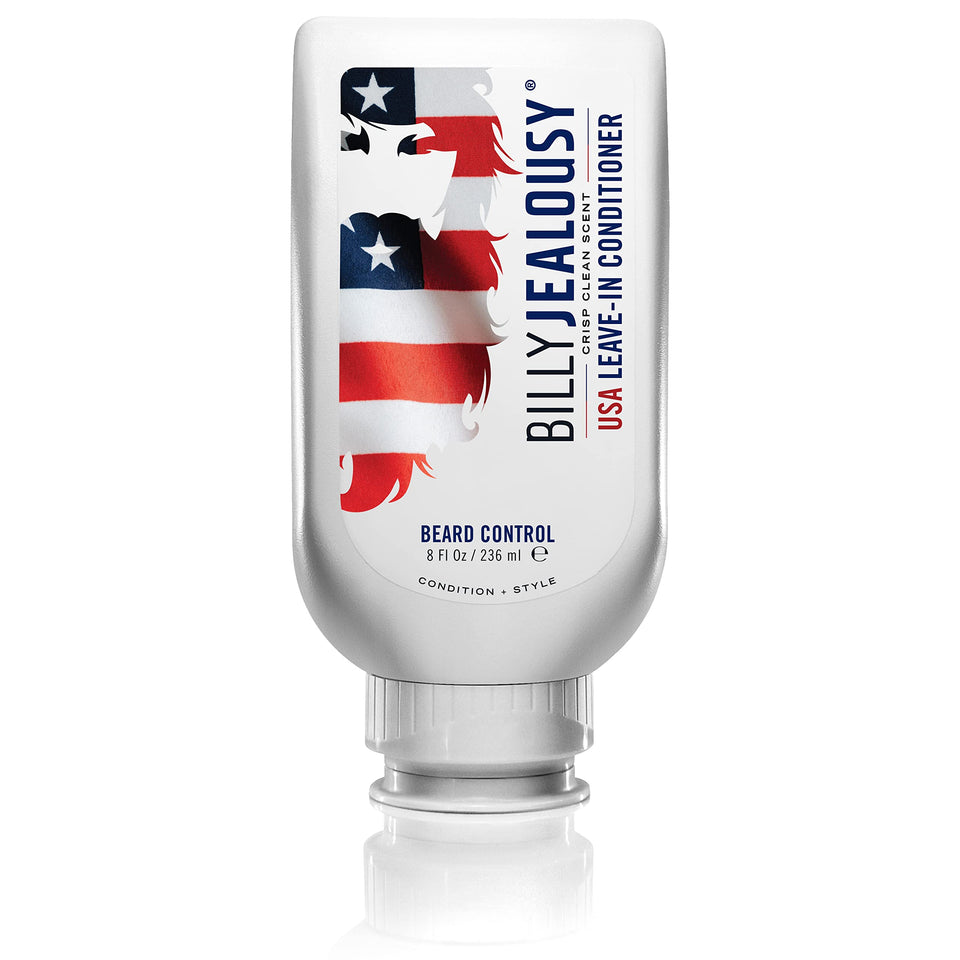 Billy Jealousy Original Beard Control bottle shows light hold for a natural beard look