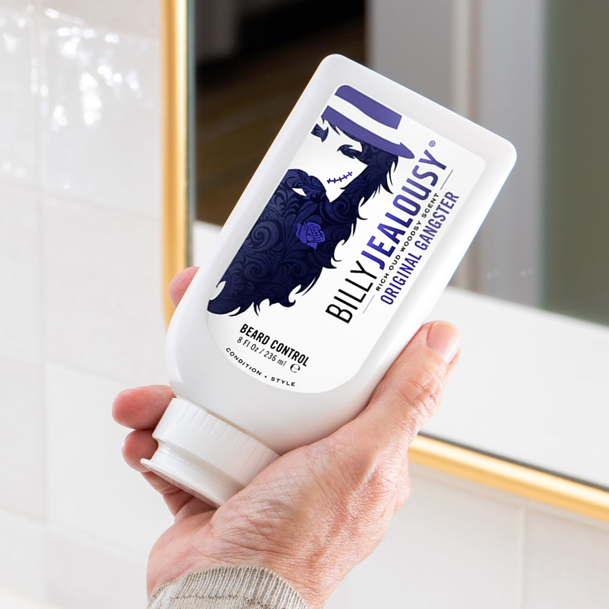 8 oz bottle is ideal for daily grooming and travel
