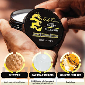 Hands applying Billy Jealousy Sculpt Friction paste for styling