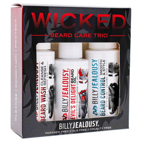 Billy Jealousy Wicked Beard Trio Kit Devils Delight Oil nourishes rough hairs with subtle shine.