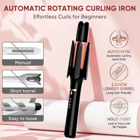 BILITOK curler displaying 15-second timer for quick, repeatable curls.