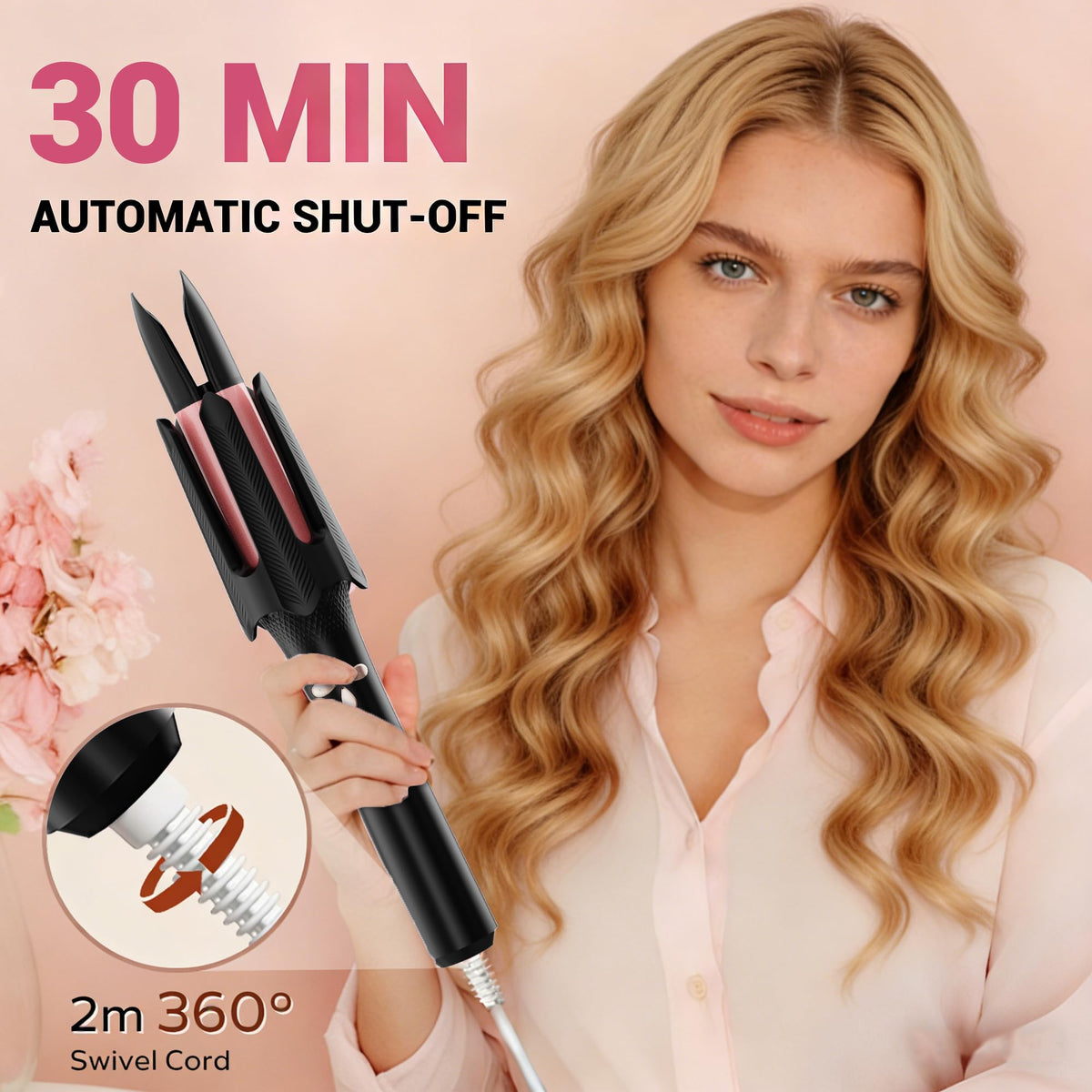 BILITOK included styling comb and clips simplify styling.