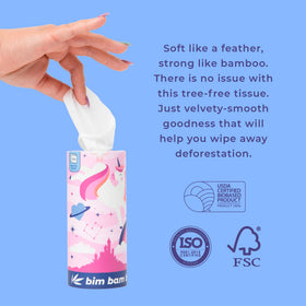 Bim Bam Boo car tissues travel pack makes facial care convenient on the go.
