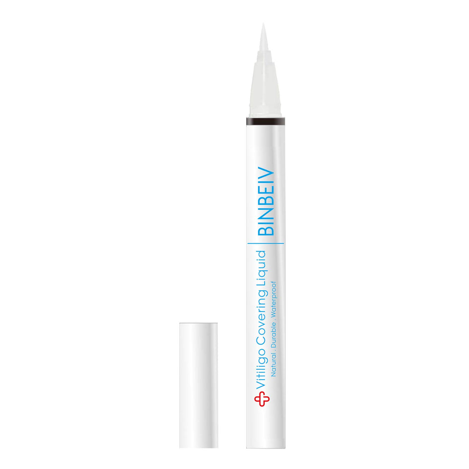 BINBEIV Vitiligo Cover Liquid bottle for quick, natural-looking coverage.