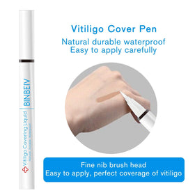 BINBEIV Vitiligo Cover Liquid on-skin look after color stabilization.