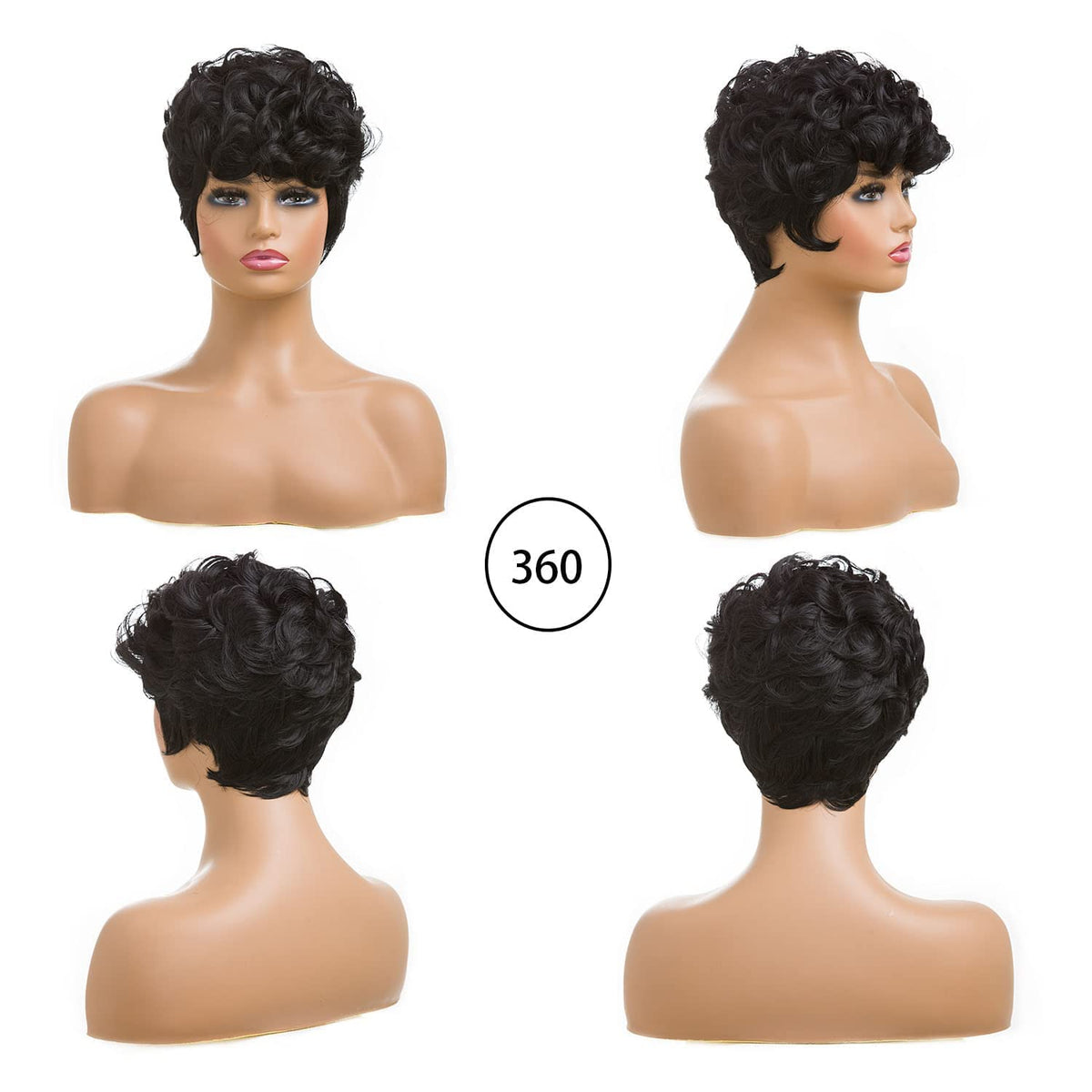 BingSing breathable cap wig open crown for comfort