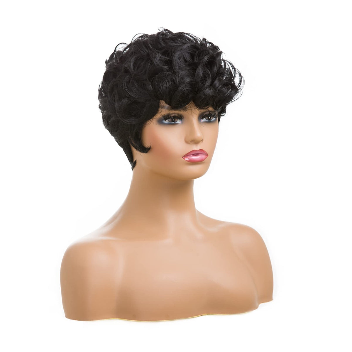 BingSing synthetic pixie wig with natural texture