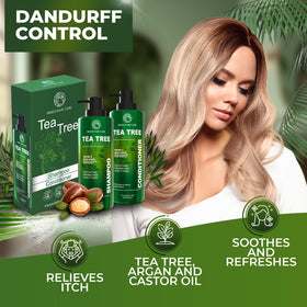 BINGO HAIR CARE Tea Tree Conditioner bottle delivering smooth detangling and moisture.