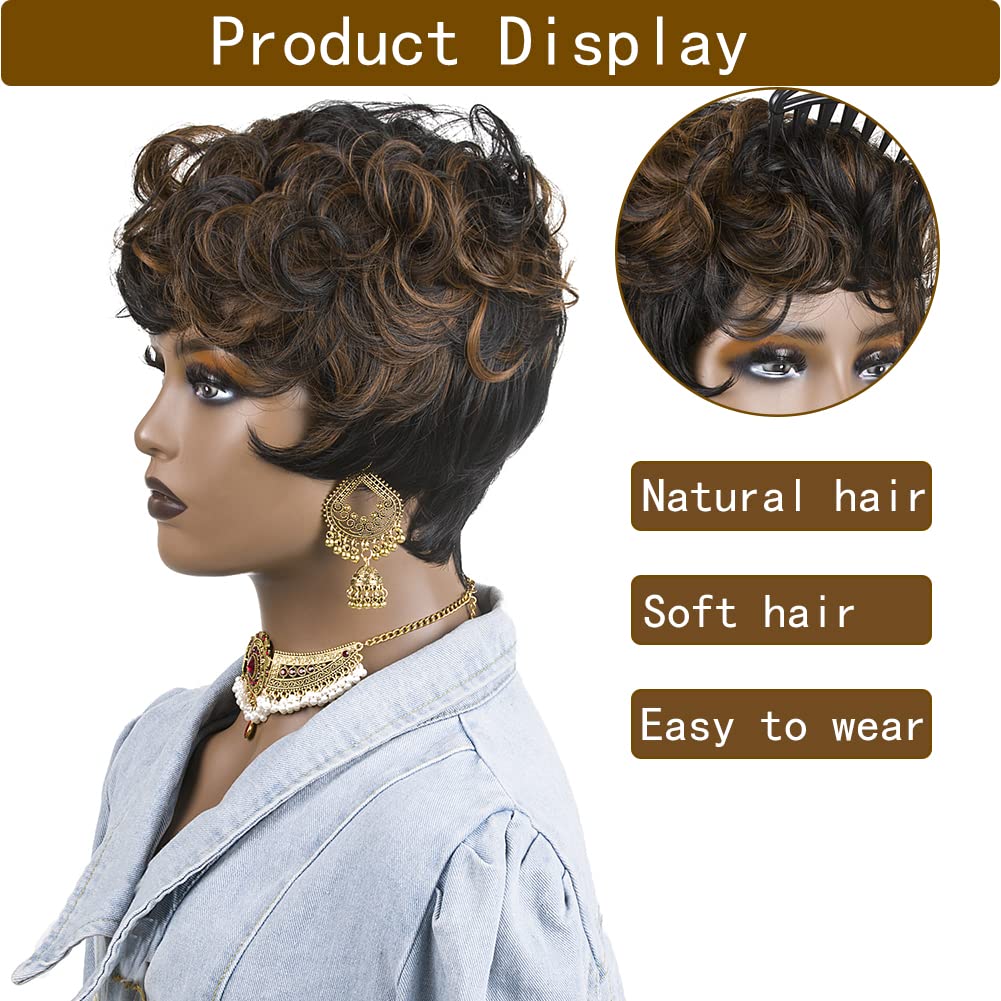 BingSing face-framing bangs pixie style highlights facial features with ease