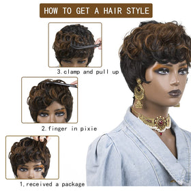 BingSing heat-resistant synthetic fiber wig remains soft and fluffy throughout wear