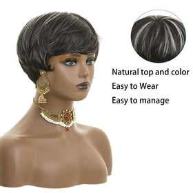 BingSing pixie wig with glueless cap offers breathable comfort.