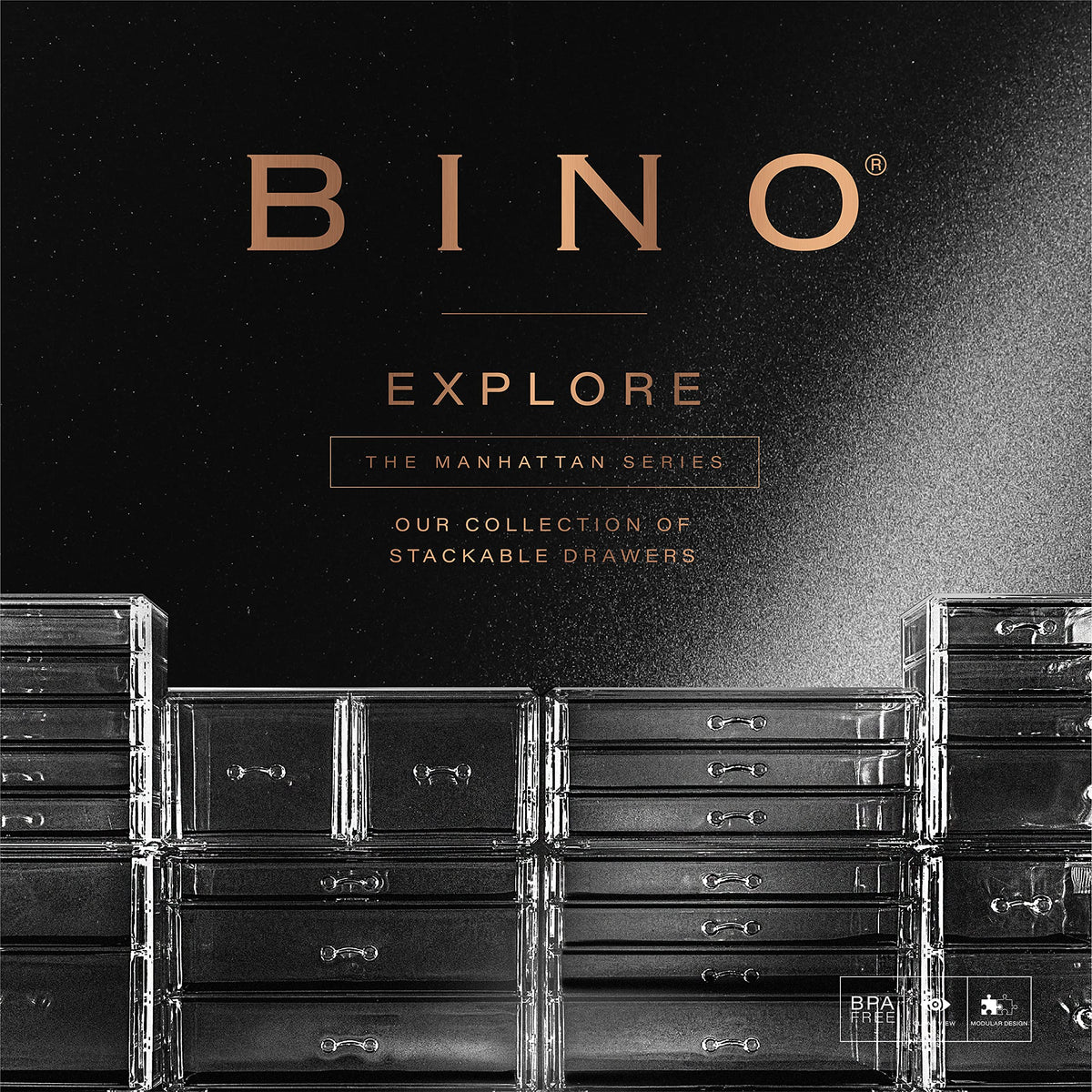 BINO Manhattan jewelry and perfume holder keeps small items neatly displayed.