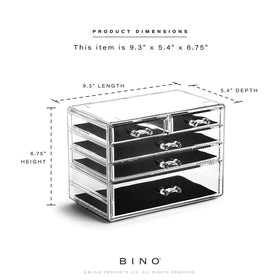 Interlocking design of BINO Manhattan Series shows stackable customization.