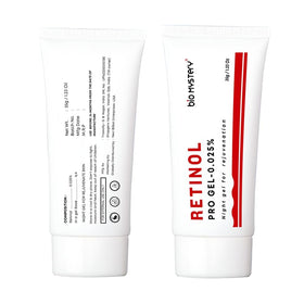 Bio Mystery Retinol Gel pump provides precise, controlled application.