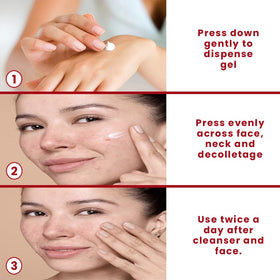 Bio Mystery Retinol Gel smooth gel texture for easy spreading.