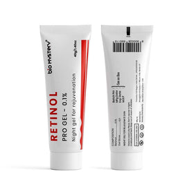 Dispensing action of Bio Mystery Retinol Pro Gel 0.1 for easy application.