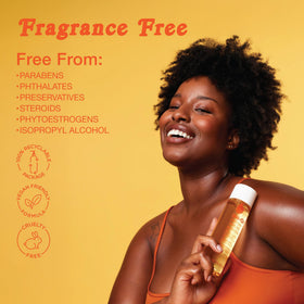 Bio-Oil lavender infusion visual with calming scent.