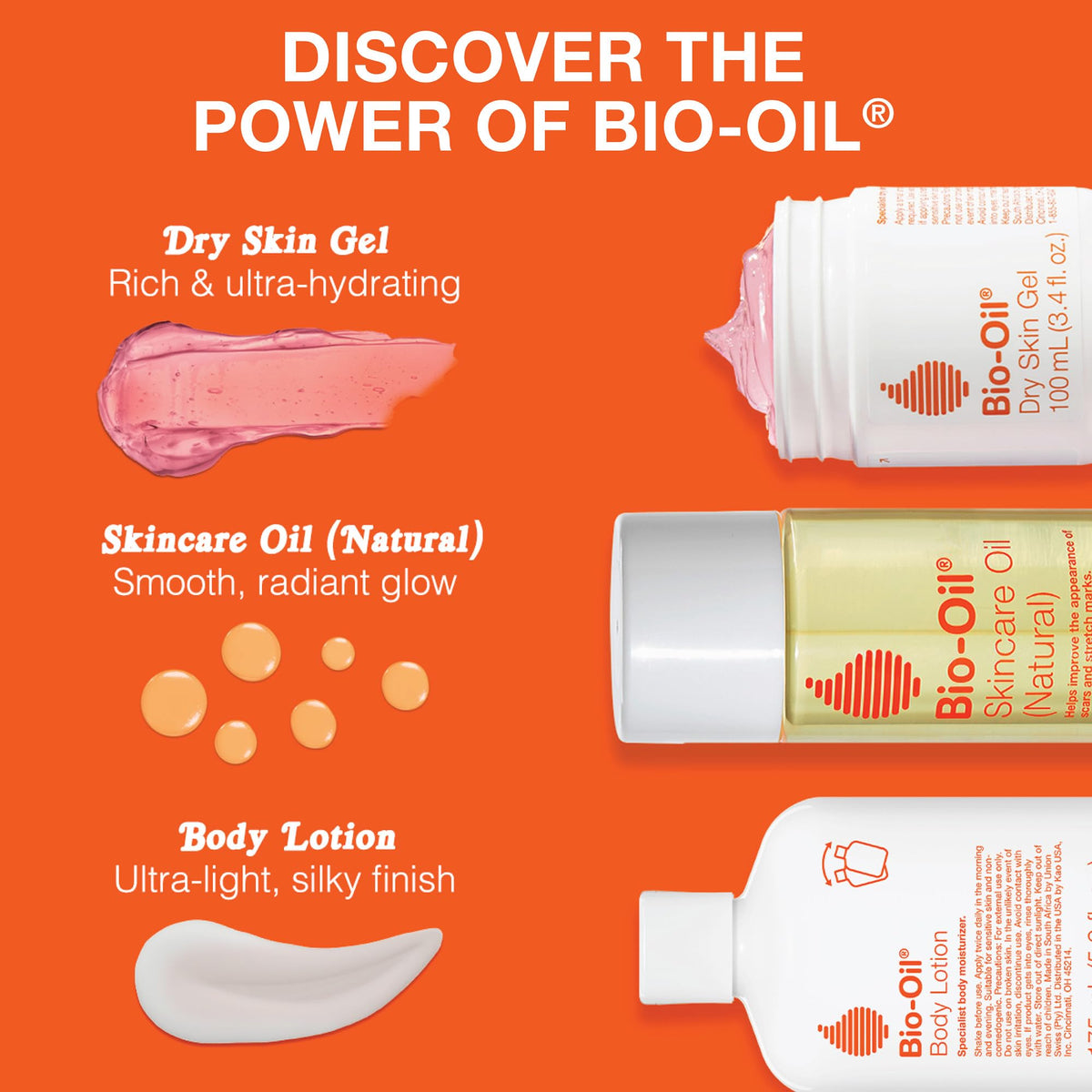 Bio-Oil packaging close-up notes vegan and paraben-free.