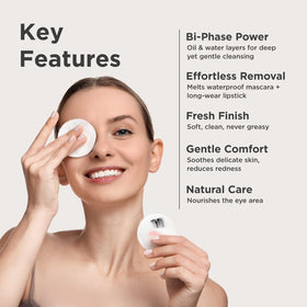 BIOCHEM Bi-Phase Eye & Lip Remover neem extract soothes skin
