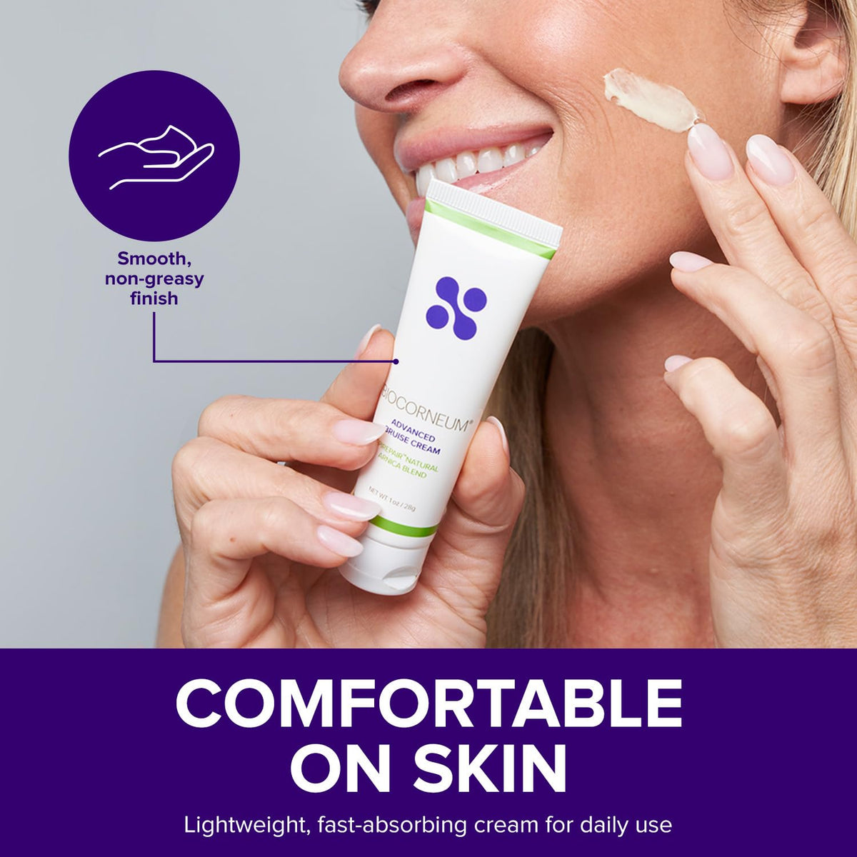 BIOCORNEUM lightweight fast-absorbing cream texture ideal for seamless skincare layering.