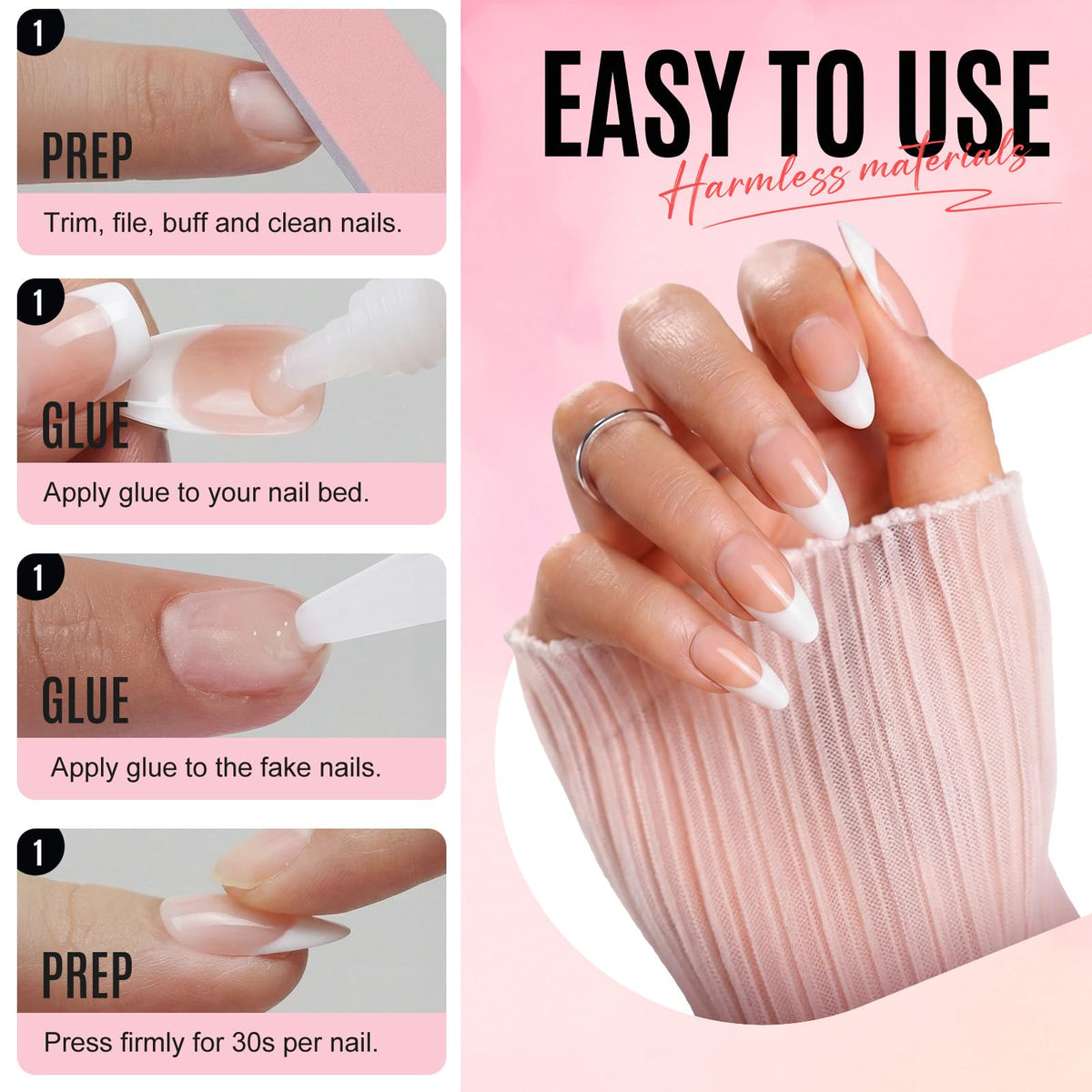 Bioday Reusable Press-On Nails save time and provide sustainable options for future use.