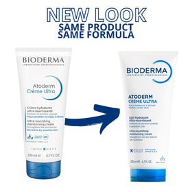 Bioderma Atoderm Intensive Balm label close-up showing nourishing formula.