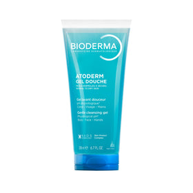 Bioderma Atoderm Shower Gel bottle ready for a gentle cleanse.