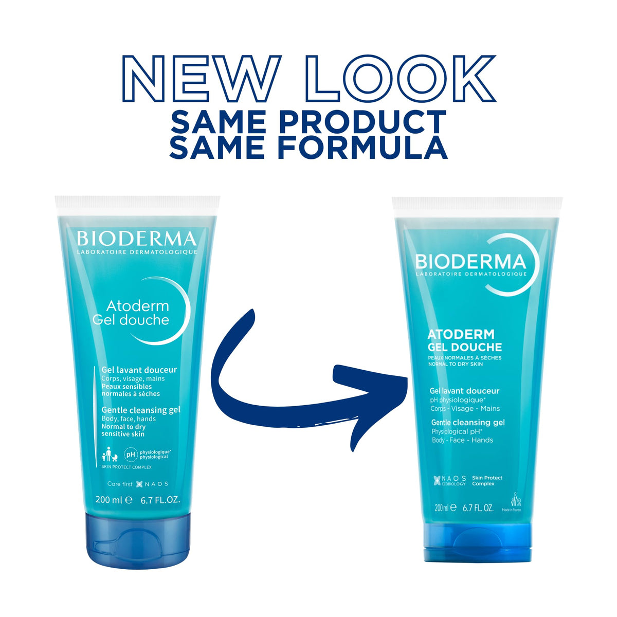 Bathroom scene featuring Bioderma Atoderm Shower Gel on shelf.
