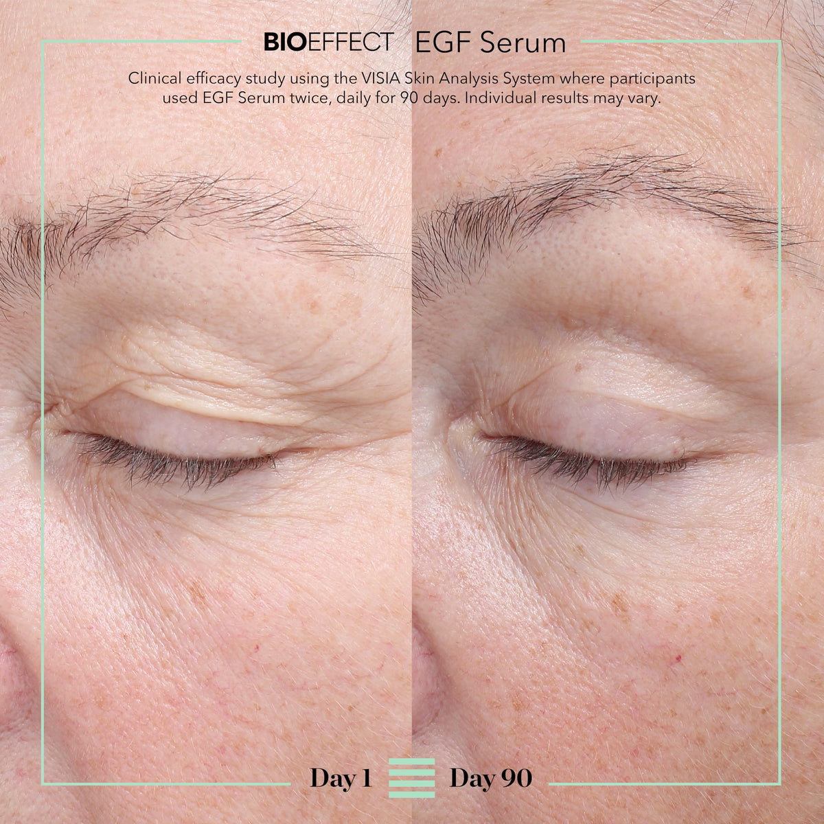 BIOEFFECT EGF Serum barley growth factors illustration emphasizes natural, plant-based rejuvenation potential