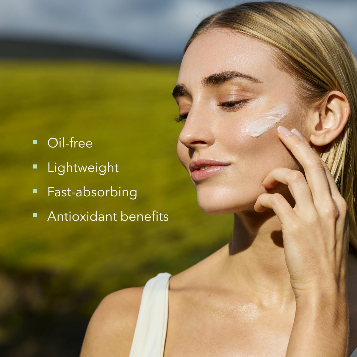 Bioeffect Hydrating Cream Moisturizer being applied to skin for smooth results