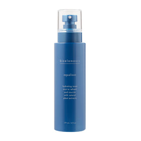 Bioelements Equalizer bottle showing hydrating toner for refreshed skin after cleansing