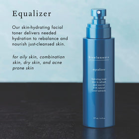 Bioelements Equalizer close-up label highlighting vegan and gluten-free formula