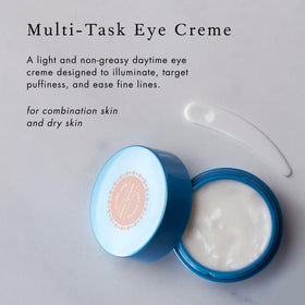 Bioelements eye creme texture appears light and non-greasy for daytime wear.
