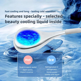 BIOESTHE cryo sticks in durable stainless steel for long-lasting at-home care.