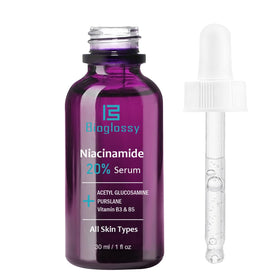 Bioglossy Serum even-tone closeup hints at balanced complexion