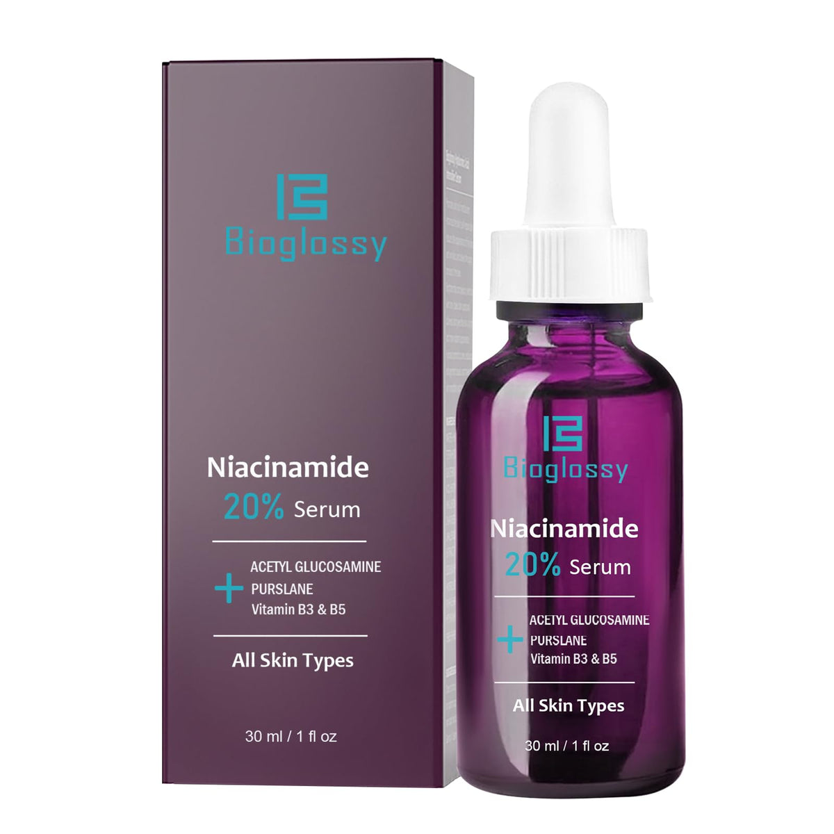 Bioglossy Serum glow on skin suggests youthful, radiant appearance