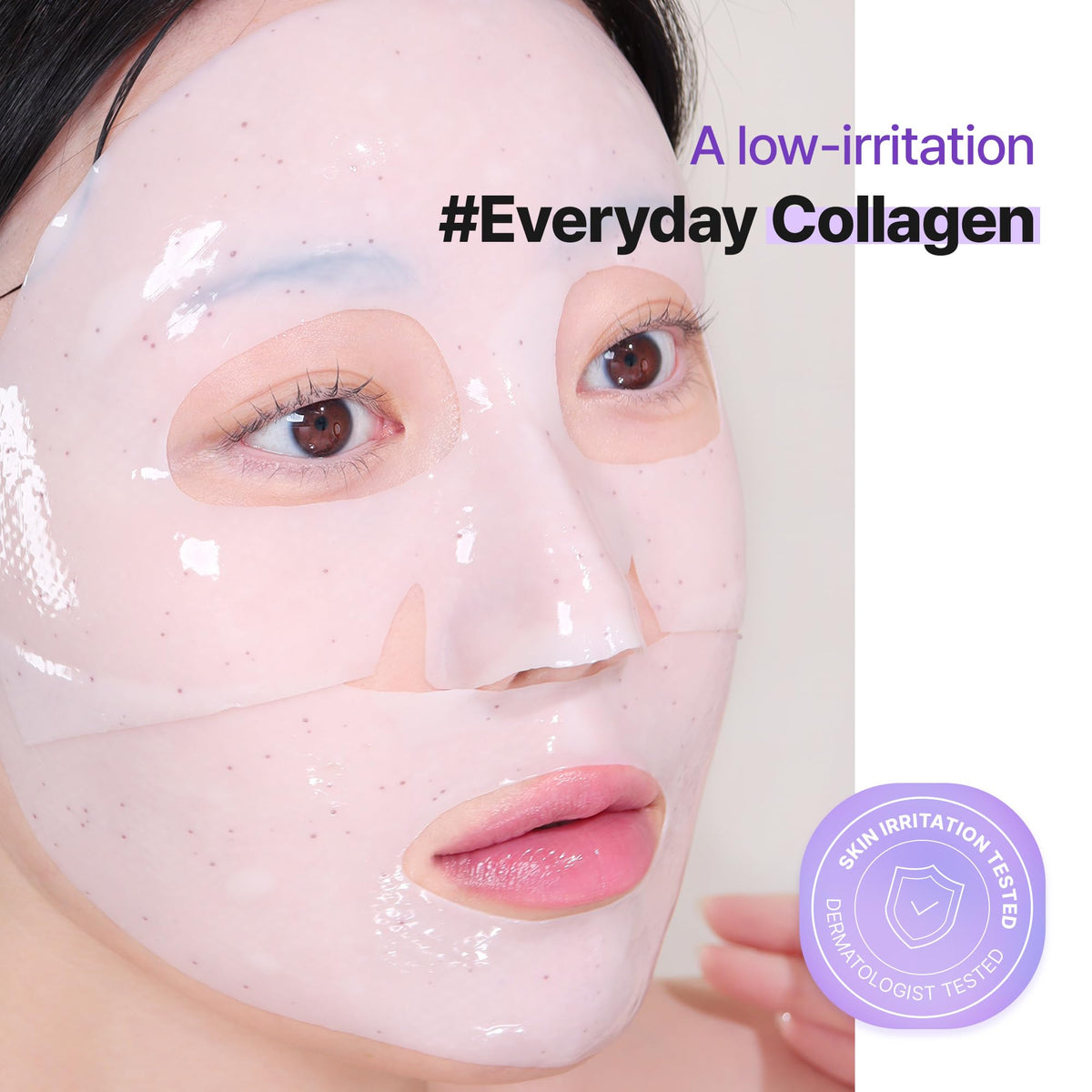 BIOHEAL BOH PROBIODERM mask turns transparent as capsules absorb