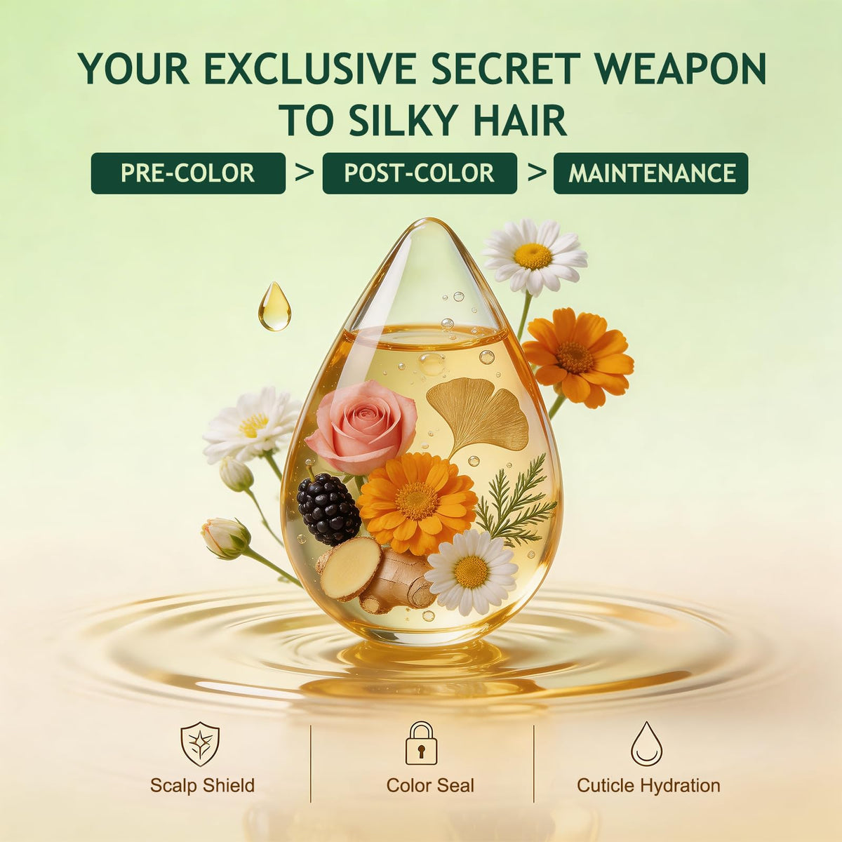 BioHueZ lock color shampoo helps maintain vibrancy between color treatments.