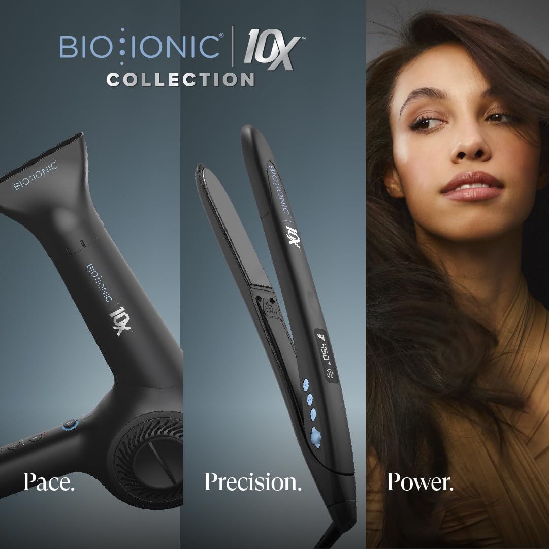 Professional attachments included for smoothing or defining curls