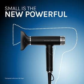 Frizz reduction and shine with Bio Ionic AeroGravity in action