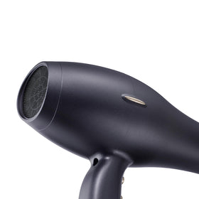 BIO IONIC GoldPro blue concentrator nozzle targets precision airflow for frizz control.