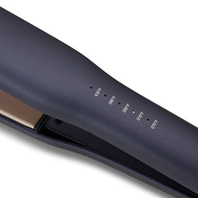 Universal voltage icon indicating worldwide styling capability.