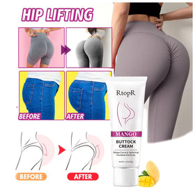 BIOKUSY buttock cream application being applied to skin for contour