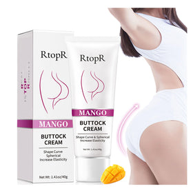 BIOKUSY buttock cream massage action shows absorption and smoothing