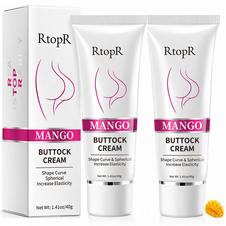 BIOKUSY buttock cream packaging promoting firming and lifting