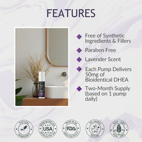 BIOLABS PRO DHEA USA facility label indicates quality control.