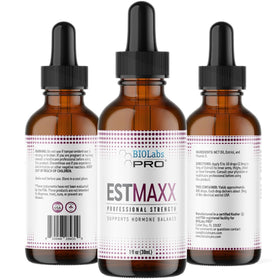 BIOLABS PRO Est MAXX Oil label highlighting natural ingredients